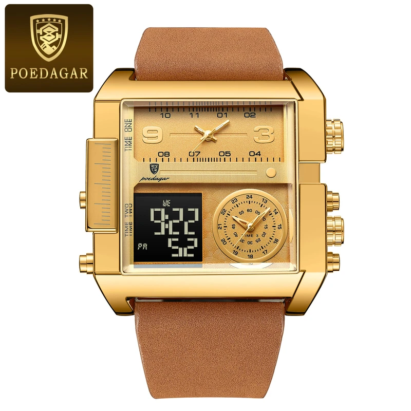 POEDAGAR Luxury Man Watch